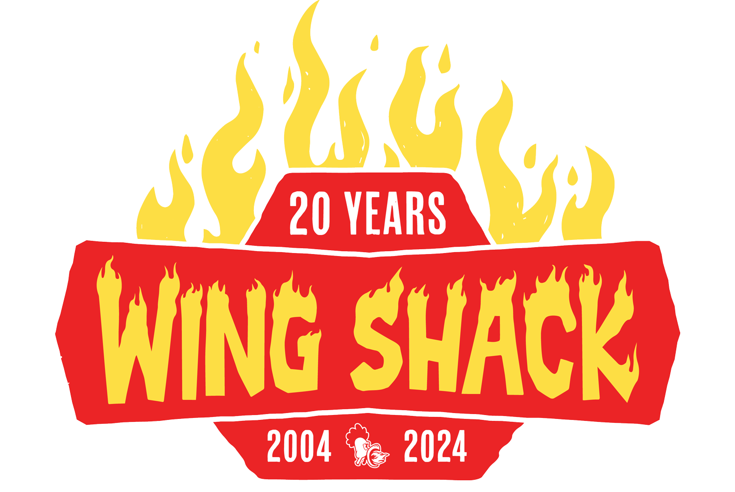 Wing Shack 20 Year Badge