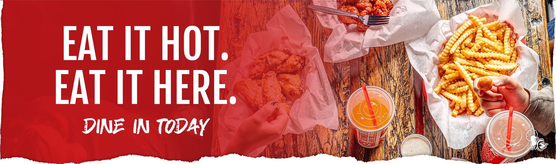 Image of hot and fresh food prepared by Wing Shack